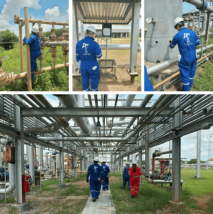 Equipo de TecnoPetrol en operaciones de campo